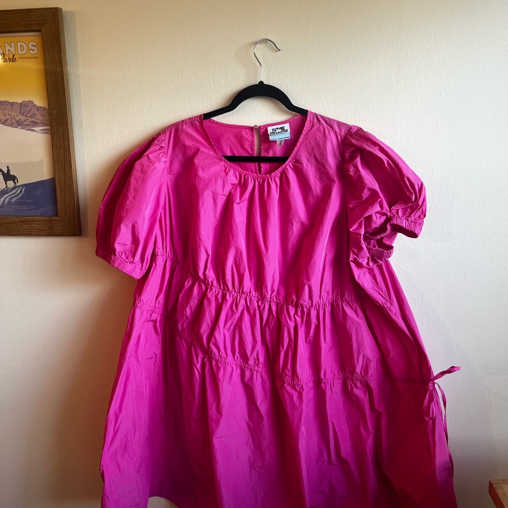 Vibrant Pink Mini Dress